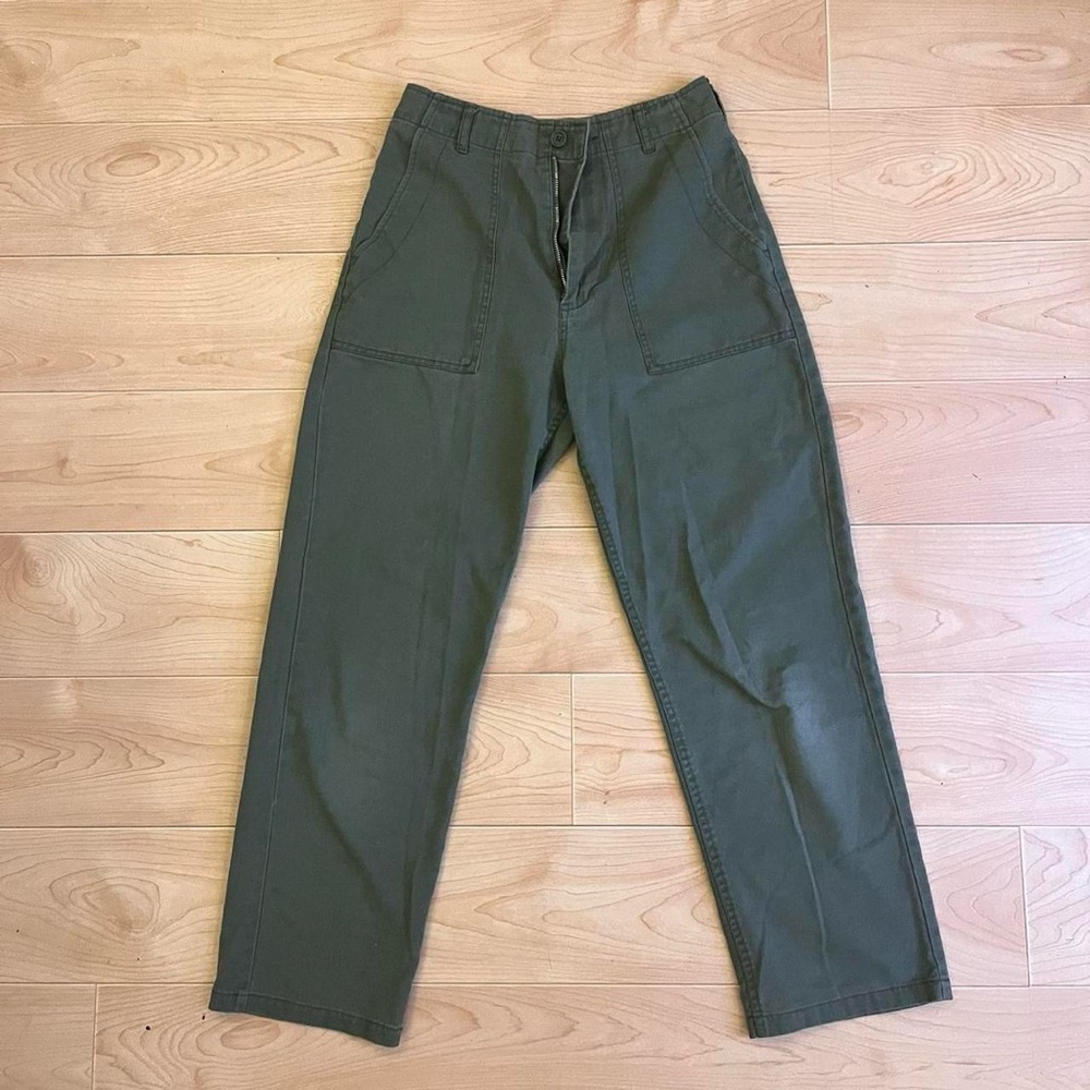 Brandy Melville John Galt Olive Army Green Cargo Pants Trousers